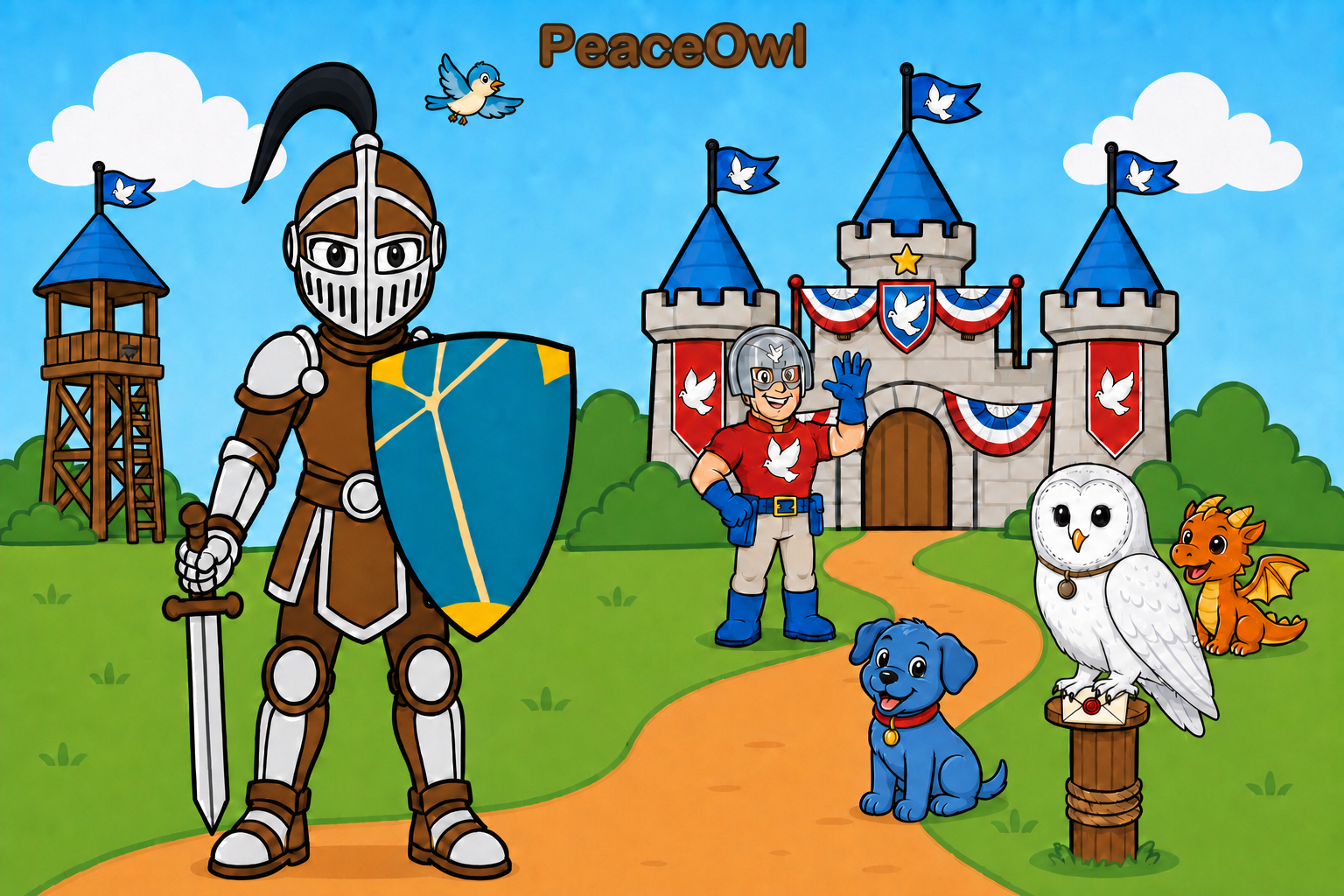 A knight's castle at stage 2
