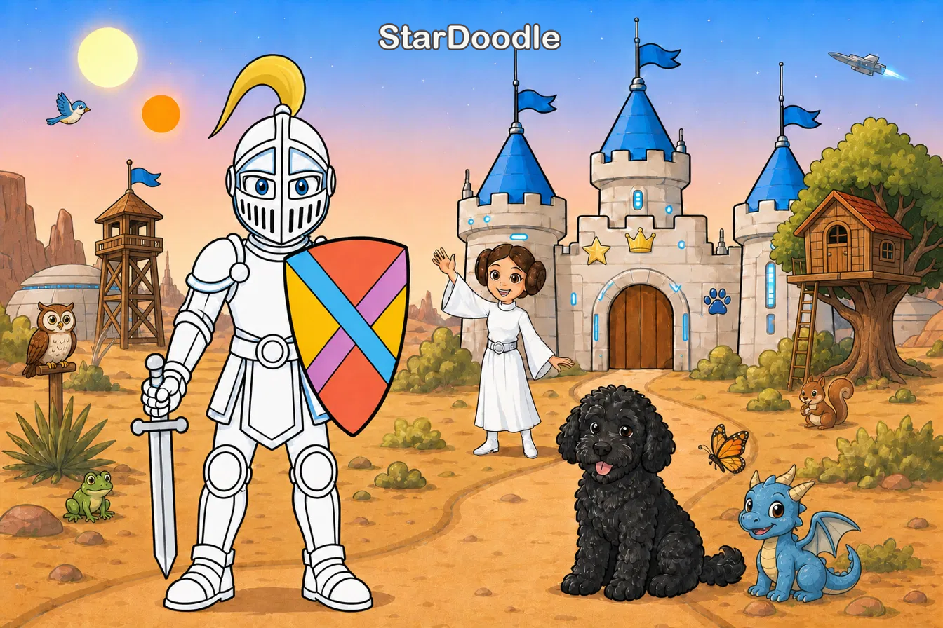 A knight's castle at stage 3
